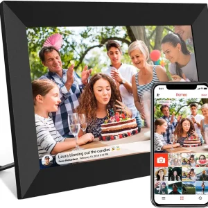 32GB Smart WiFi Digital Photo Frame 1 LCD Touch Screen
