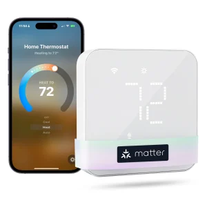 Smart Wi-Fi Thermostat Compatible with 95% HVAC Systems